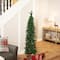 5ft. Pre-Lit Pencil Alpine Artificial Christmas Tree, Clear Lights